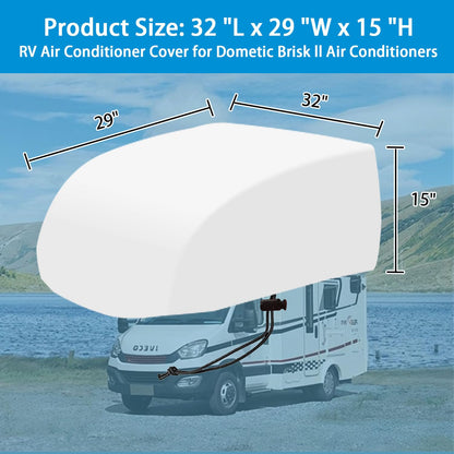 MQLD Camper Air Conditioner Cover Trailer AC Covers for RV Roof Unit, 600D Oxford Cloth Fits Dometic FreshJet 3, ASA, VEVOR, Furrion RV Air Conditioner Winter Covers for Outside - A/C Cover for Roof 🍁 All In One Marketplace Canada