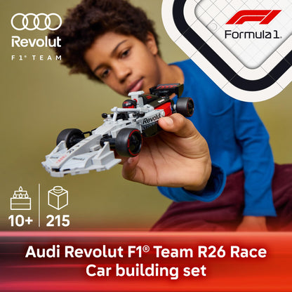 LEGO Speed Champions Audi Revolut F1 Team R26 Race Car Toy - Building Sets for Boys & Girls, Ages 10+ - F1 Car Kit for Display or Play - Gift for Birthdays - 77259 LEGO