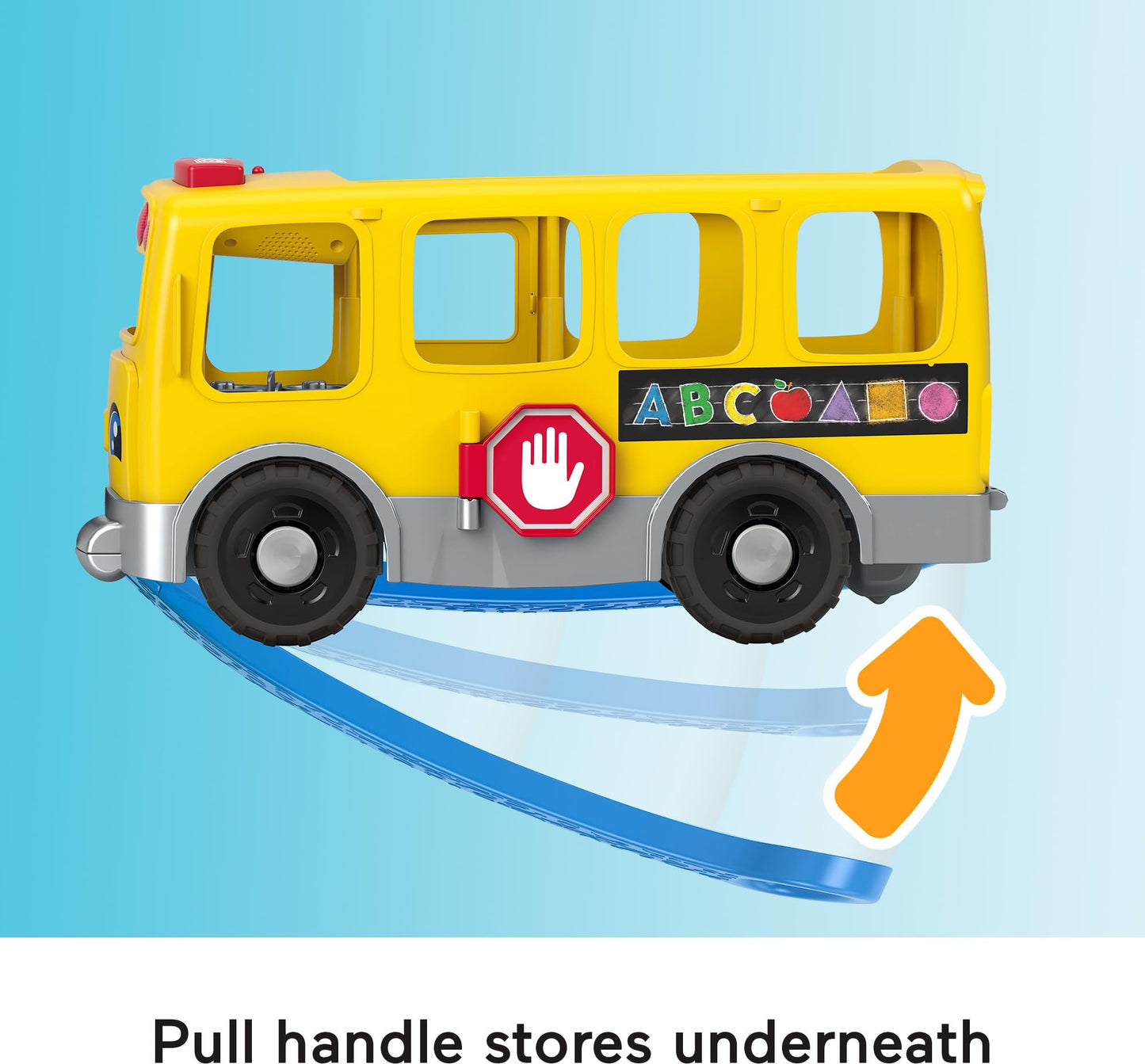 Fisher-Price Little People Toddler Toy Big Yellow School Bus & Community Heroes Set, Musical Pull-Along Vehicle & Figures for Kids Ages 1+ Years - Available at All In One Marketplace Canada