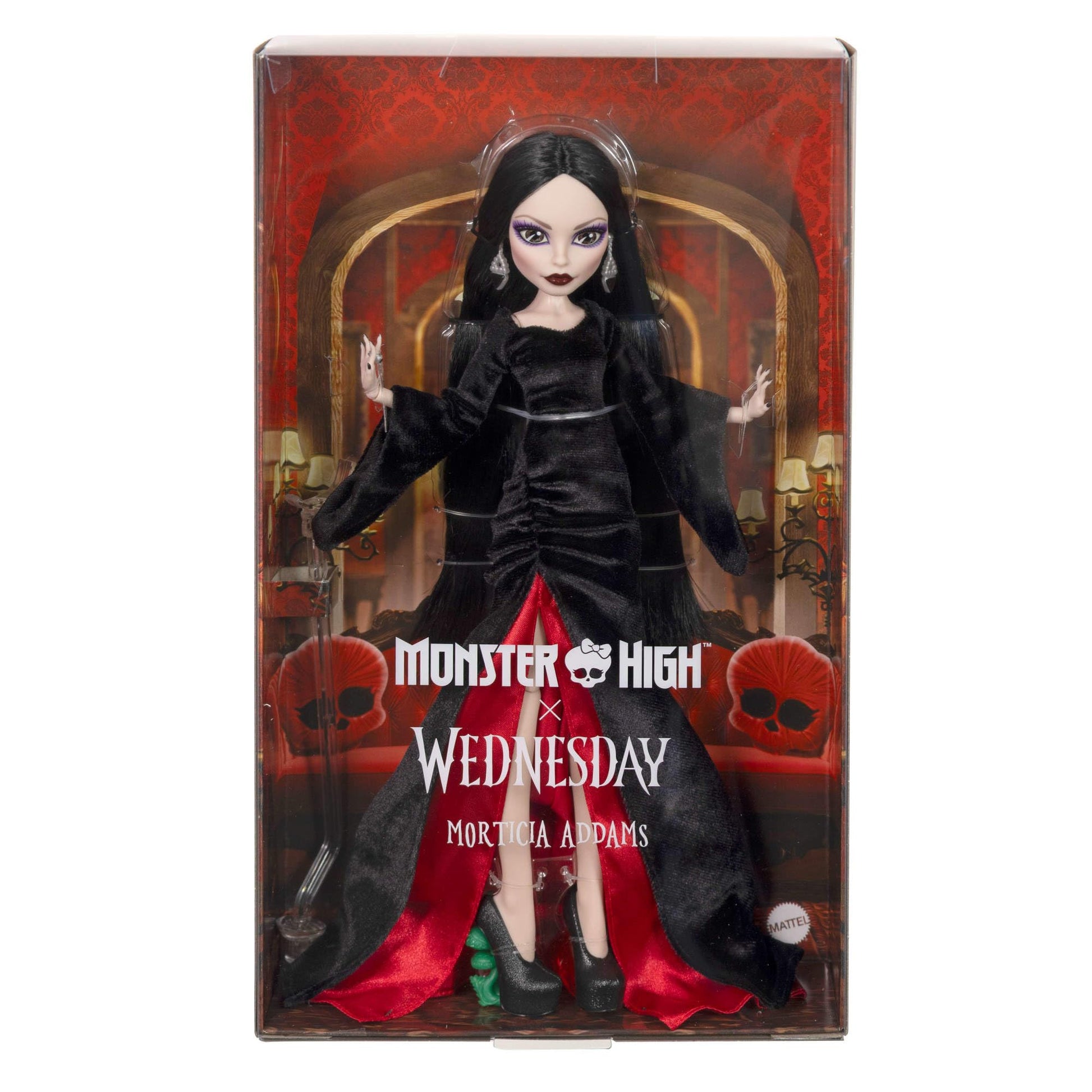 Monster High x Wednesday Morticia Addams Doll Monster High