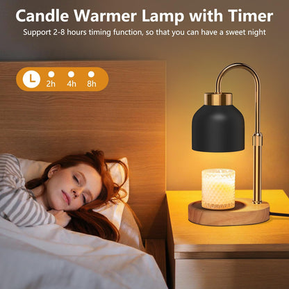 WUEAOA Candle Warmer Lamp with Timer & Dimmer, Height Adjustable 🍁 All In One Marketplace Canada
