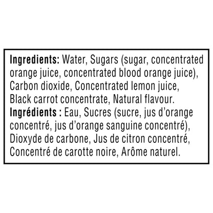 San Pellegrino Naturali Aranciata Rossa Blood Orange Sparkling Beverage, 330 mL Cans (24-Pack)