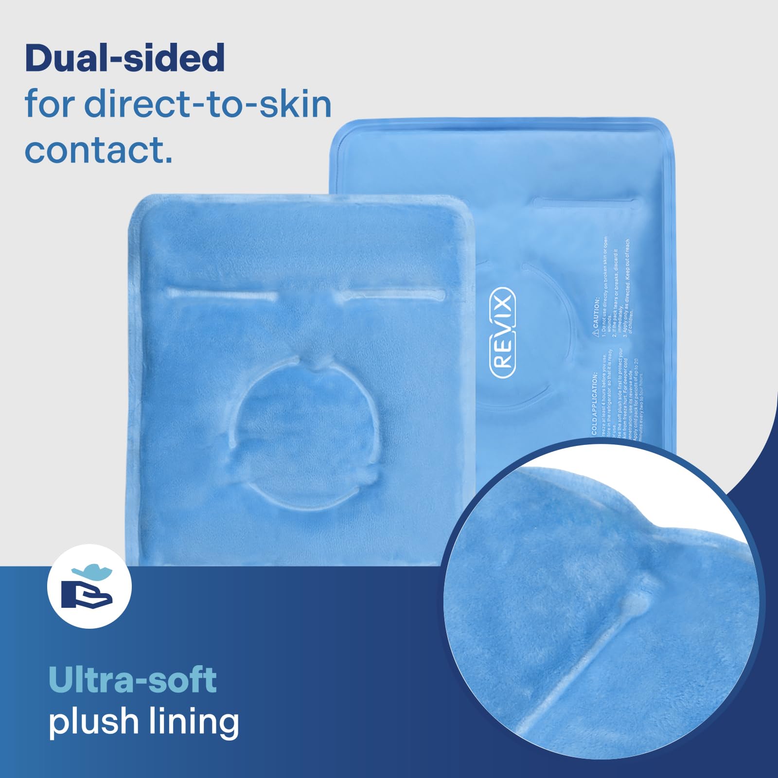 REVIX Knee Ice Pack Wrap for Injuries Reusable, Gel Ice Pack Wrap with Cold Compress Therapy for Knee Pain Relief, Knee Replacement Surgery, Swelling, Bruises and Arthritis - Available at All In One Marketplace Canada