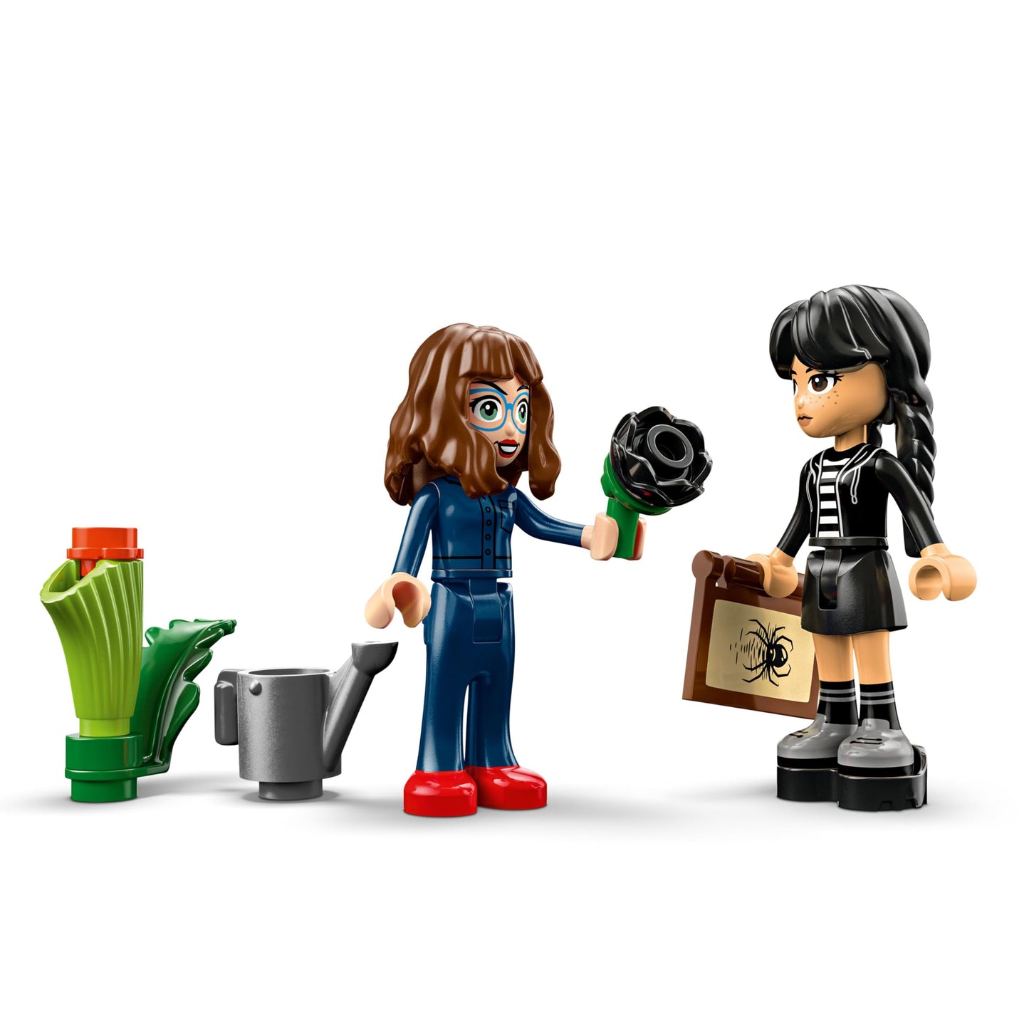 LEGO Wednesday Black Dahlia Flower Building Toy - Pretend Play Set for Girls & Boys, Ages 9+ - with Wednesday Addams & Professor Minidolls - Building Blocks for Kids - Gift Idea for Birthdays - 76784 LEGO