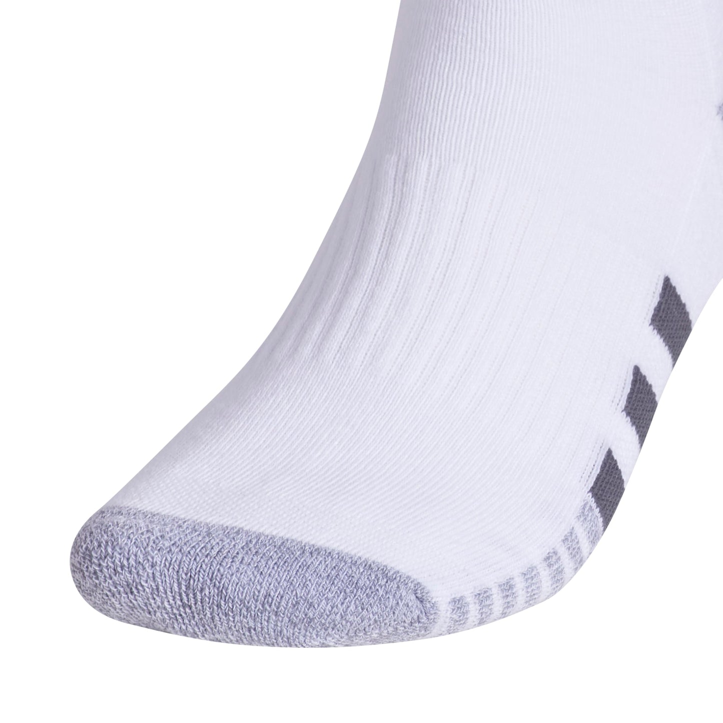 adidas Men's Cushioned 3-Pack Low-Cut Socks, White/Grey/Black, Large - Available at All In One Marketplace Canada