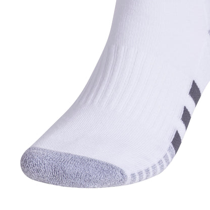 adidas Men's Cushioned 3-Pack Low-Cut Socks, White/Grey/Black, Large - Available at All In One Marketplace Canada