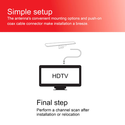 UltraPro Hover Digital TV Antenna Indoor for Smart TV UltraPro
