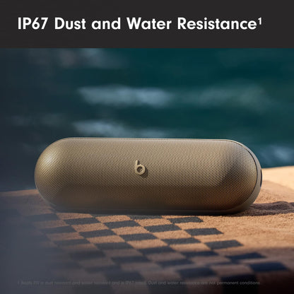 Beats Pill - Wireless Bluetooth Speaker and Portable Charger via USB-C - Up to 24 Hours Battery Life, IP67 Water Resistant, Apple & Android Compatible, Built-in Microphone – Champagne Gold 🍁 All In One Marketplace Canada