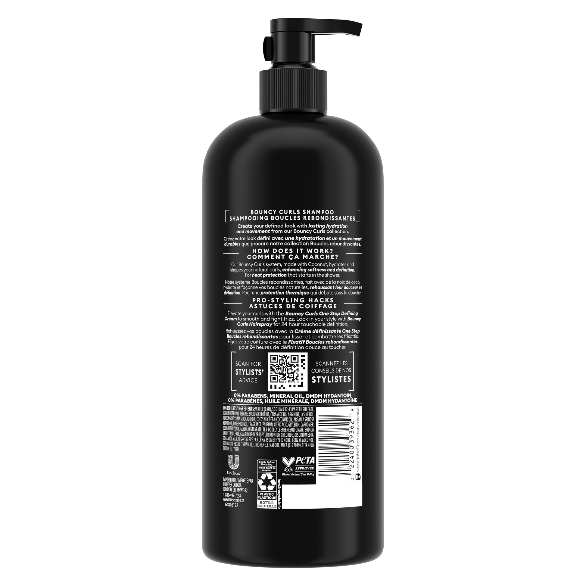 TRESemmé Bouncy Curls Shampoo, Conditioner & 5N1 Curl Crème Gel Set, 3-Pack TRESemmé