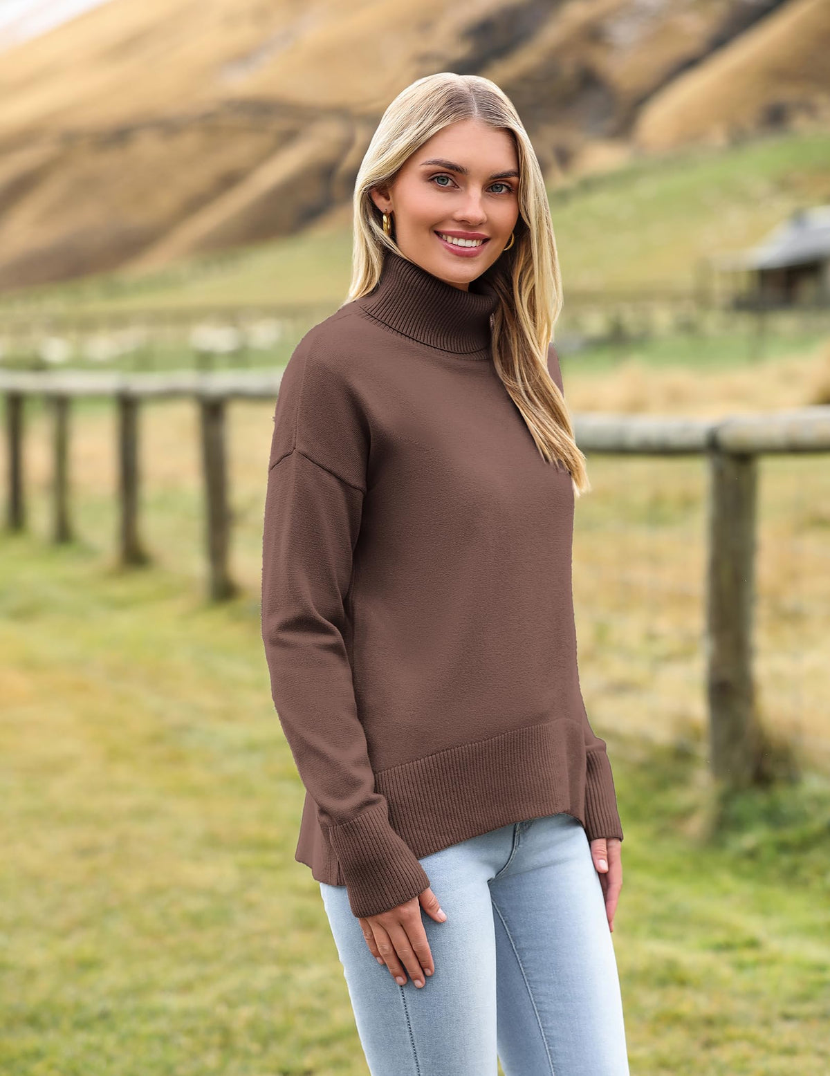 Zeagoo Women's Turtleneck Sweater 2026 Fall Winter Chunky Knitted Pullover 🍁 All In One Marketplace Canada