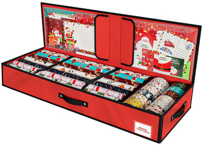 KYEVIS Wrapping Paper Storage Container, Under Bed Gift Wrap Organizer 🍁 All In One Marketplace Canada
