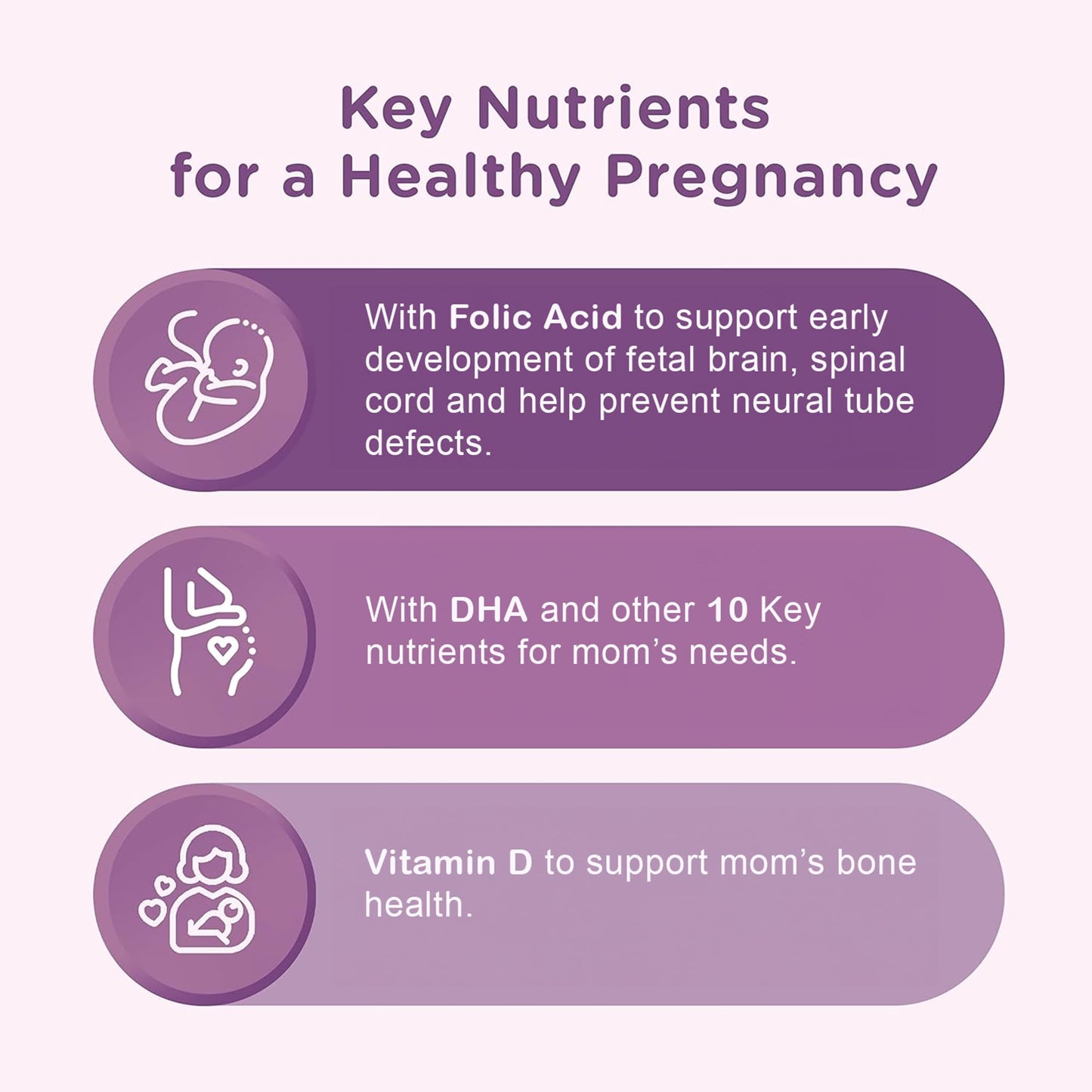 Centrum Prenatal Multigummies with DHA and Folic Acid, Postpartum Multivitamin and Mineral Supplement, 60 count, 30 day supply. - Available at All In One Marketplace Canada
