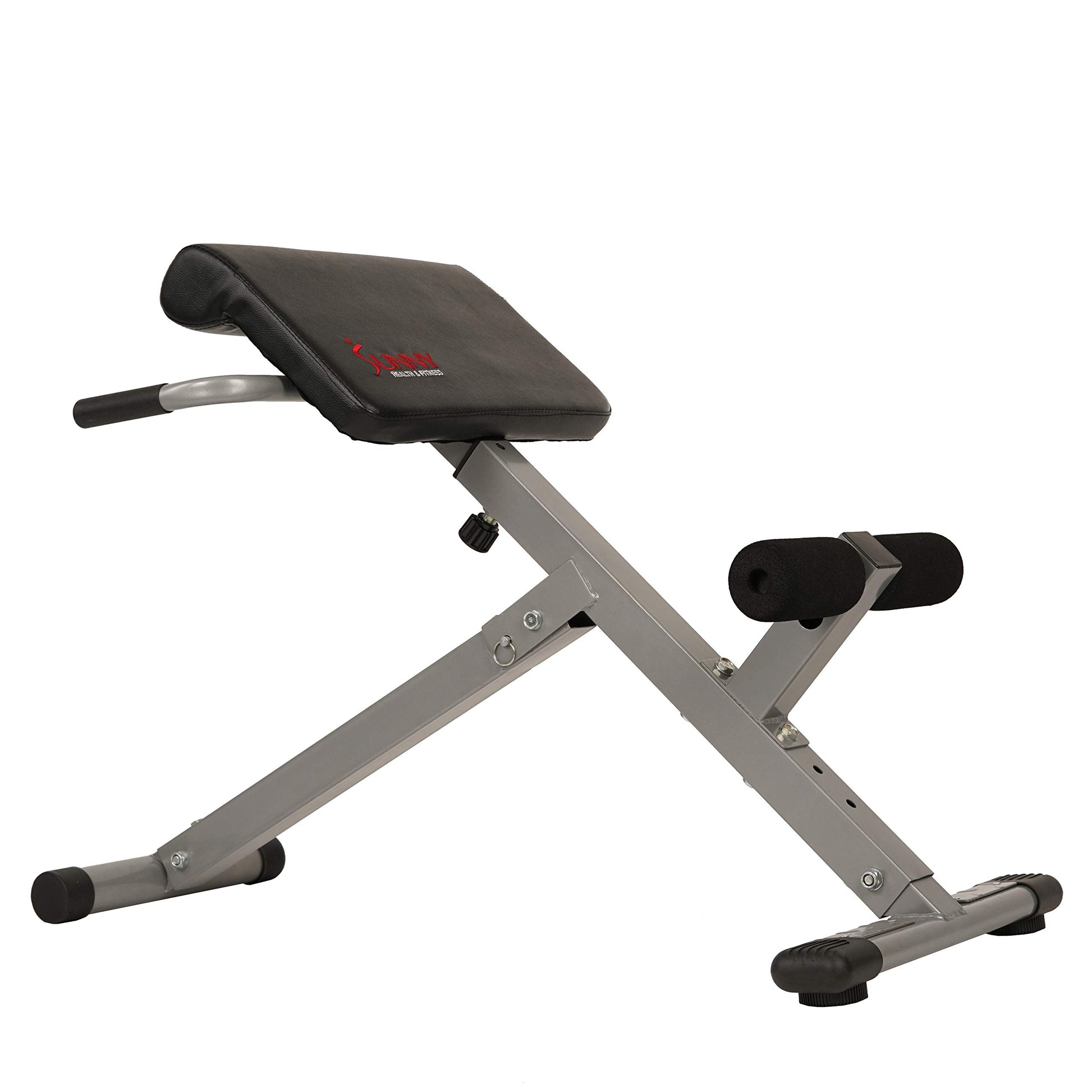 Sunny Health & Fitness Foldable Roman Chair, 45-Degree Hyperextension Bench Sunny Health & Fitness