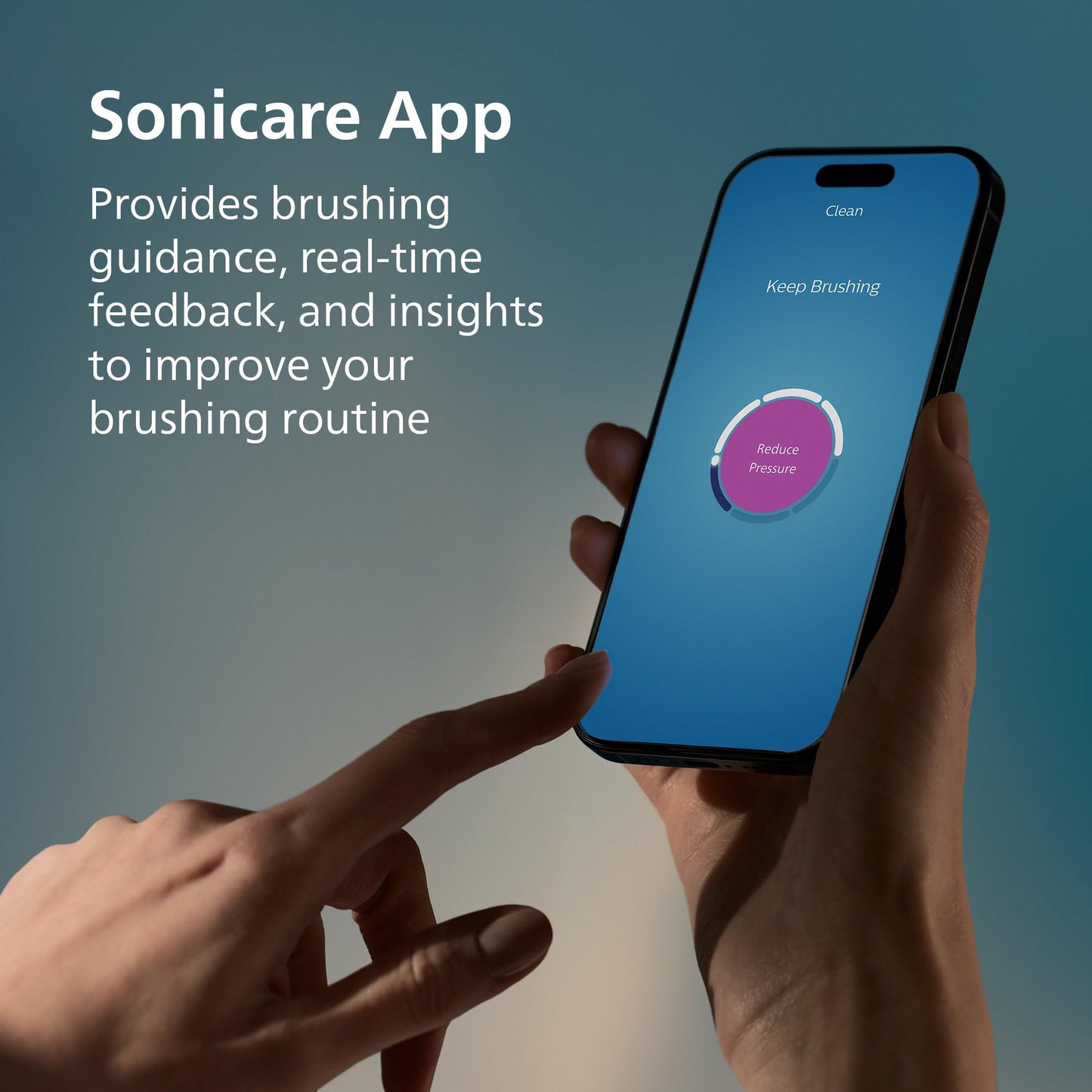Philips Sonicare DiamondClean 9000 Electric Toothbrush - Sonic Toothbrush with App, Pressure Sensor, 12 Brushing Settings, Brush Head Replacement Reminder, Charging Stand, Travel Case, Pink, HX9911/90