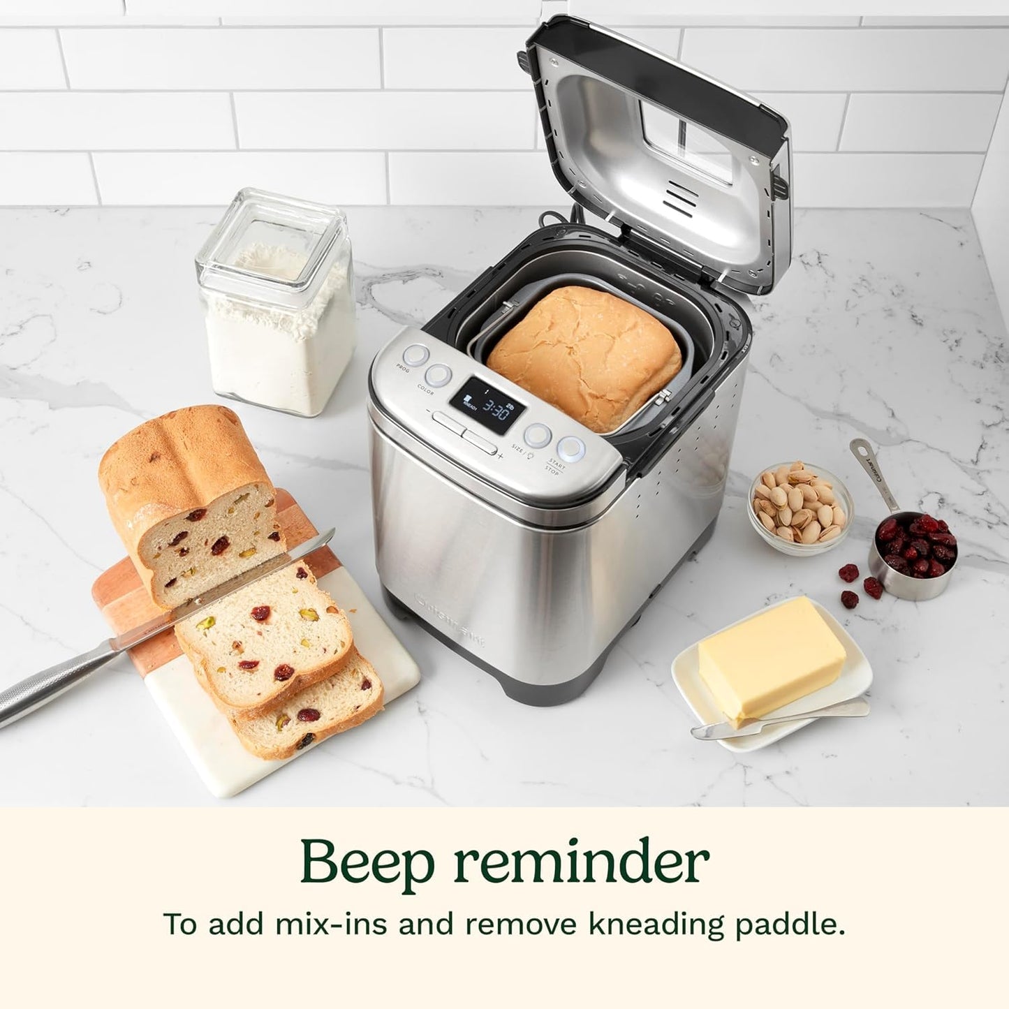 Cuisinart Bread Maker Machine, Stainless Steel, 12 Programs, Up to 2 lbs 🍁 All In One Marketplace Canada