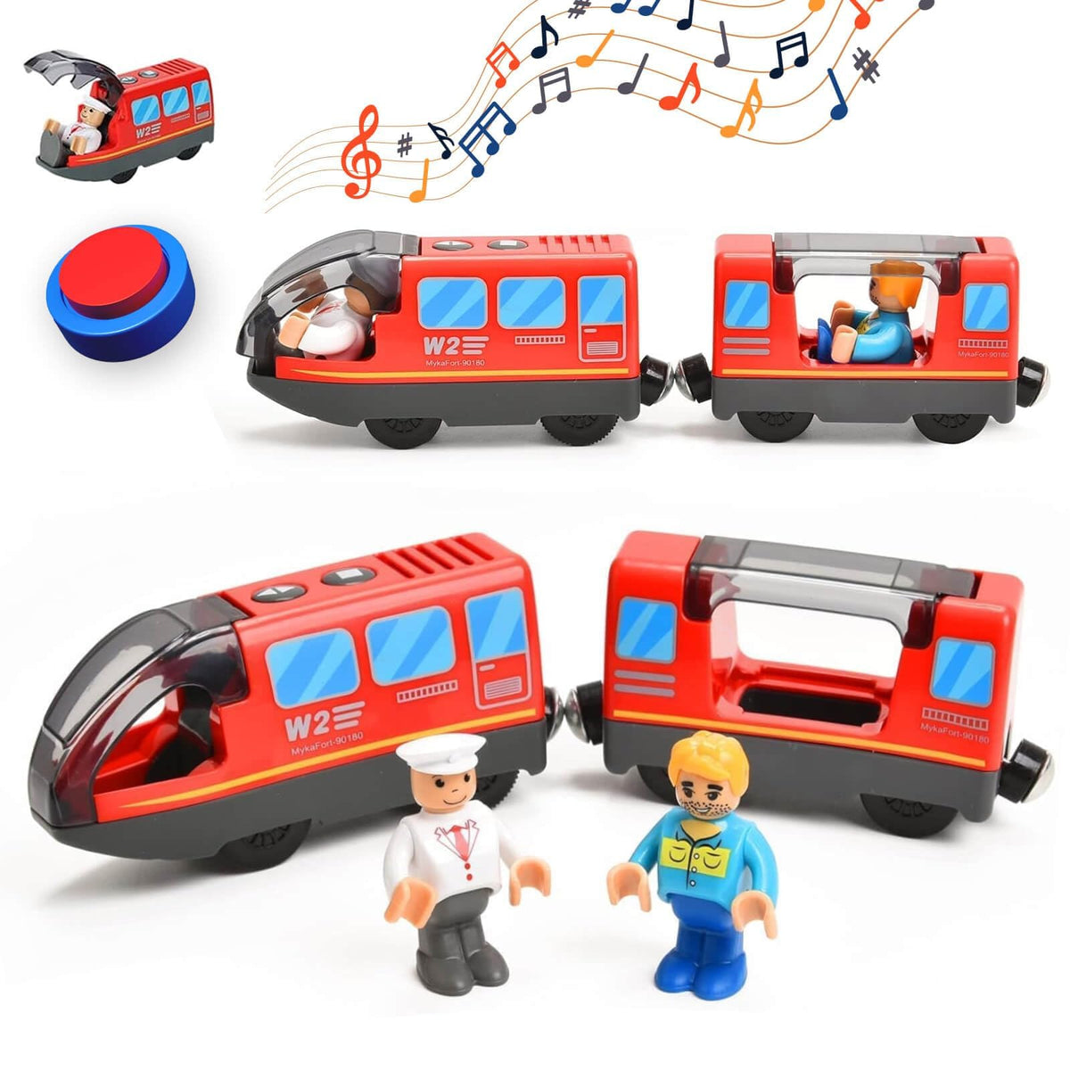 Giant bean Battery Operated Locomotive Magnetic Train Set 🍁 All In One Marketplace Canada