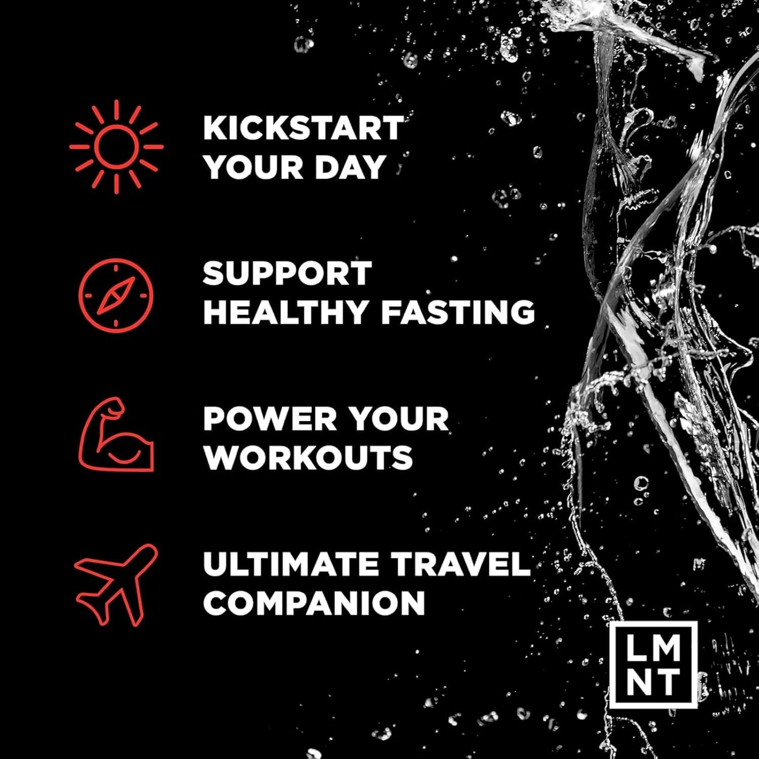 LMNT Keto Electrolyte Powder Packets | Paleo Hydration Powder | No Sugar, No Artificial Ingredients | Watermelon Salt | 30 Stick Packs