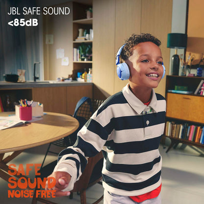 JBL Junior 320BT - Wireless on-Ear Kids Headphones - Blue