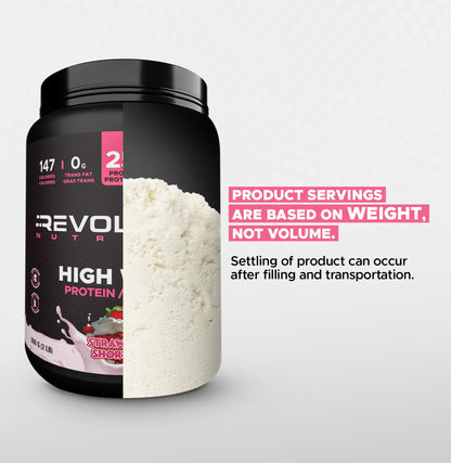 Revolution Nutrition High Whey Protein Powder - Strawberry Shortcake, 2 LB (908g)