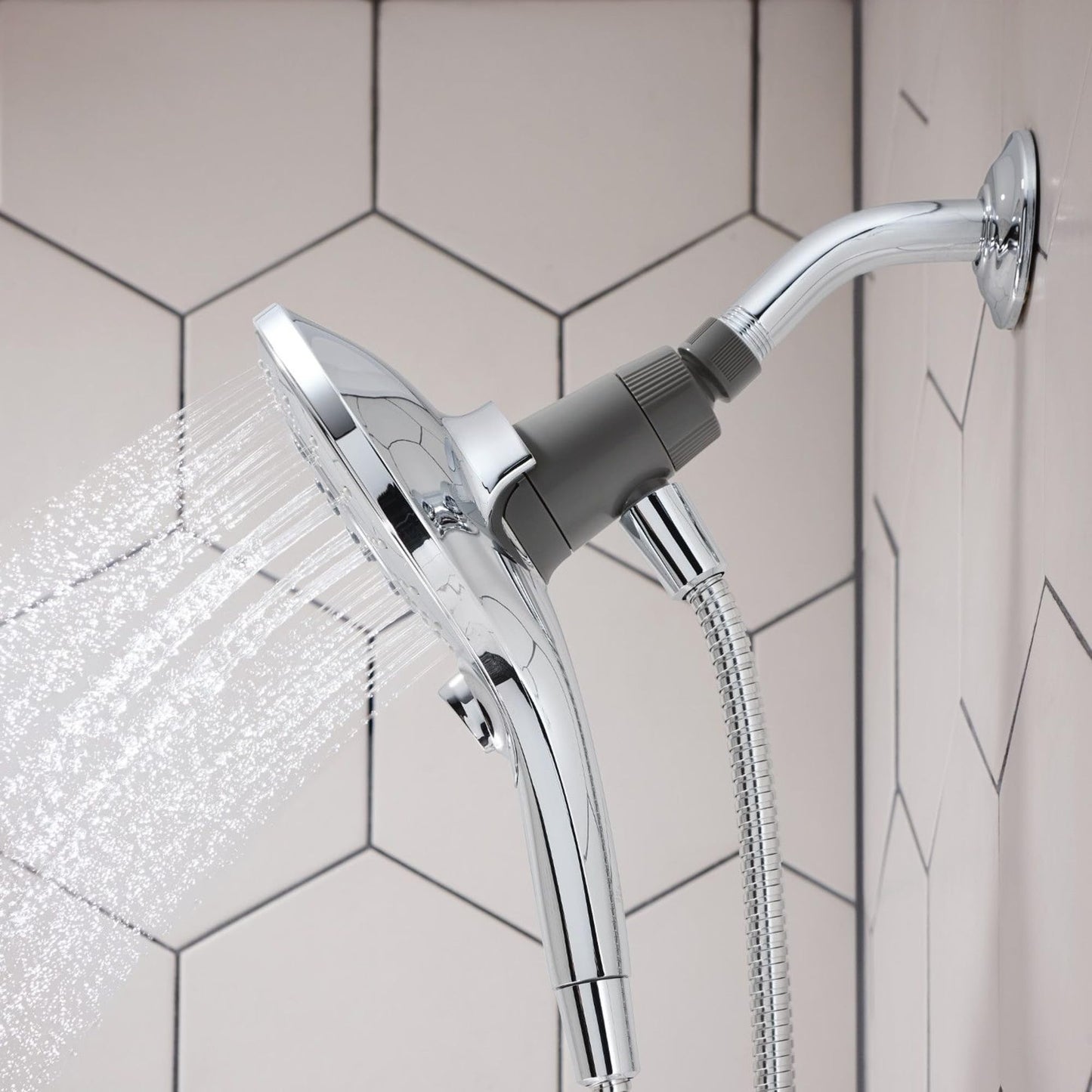 Moen 26112 Magnetix Handheld Shower Head Featuring Magnetic Holder Technology, 6 High Pressure Functions and 60 Inch Long Metal Hose 🍁 All In One Marketplace Canada