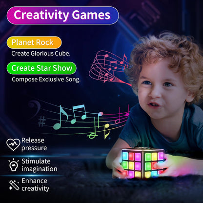 Niufunmal Rechargeable Puzzle Cube with Games, 15 Fun Memory & Speed Games 🍁 All In One Marketplace Canada