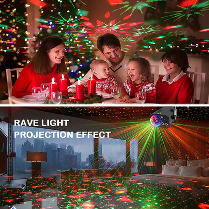 Party Lights, Disco Ball Lights,Dj Disco Lights,Rave Lights Stage Light Strobe Lights Laser Lights Sound Activated with Remote Control for Xmas Club Bar Parties Holiday Dance Christmas Birthdy 🍁 All In One Marketplace Canada