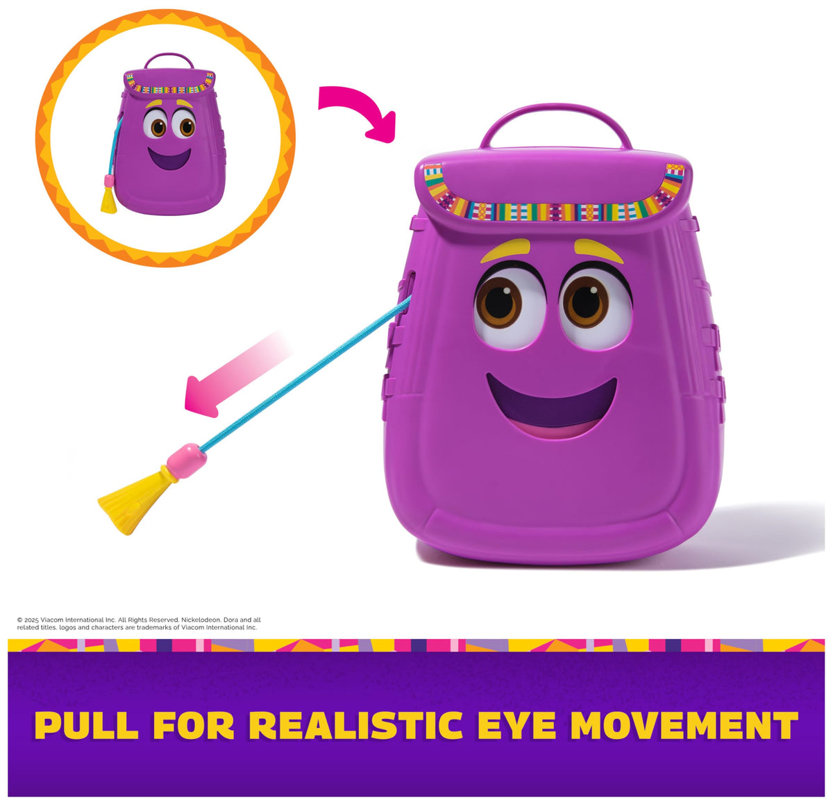Dora, My Adventure Backpack, with Explorer Accessories‚ Toy Binoculars, Map & Compass, Kids Toys for Girls & Boys Ages 3 & Up