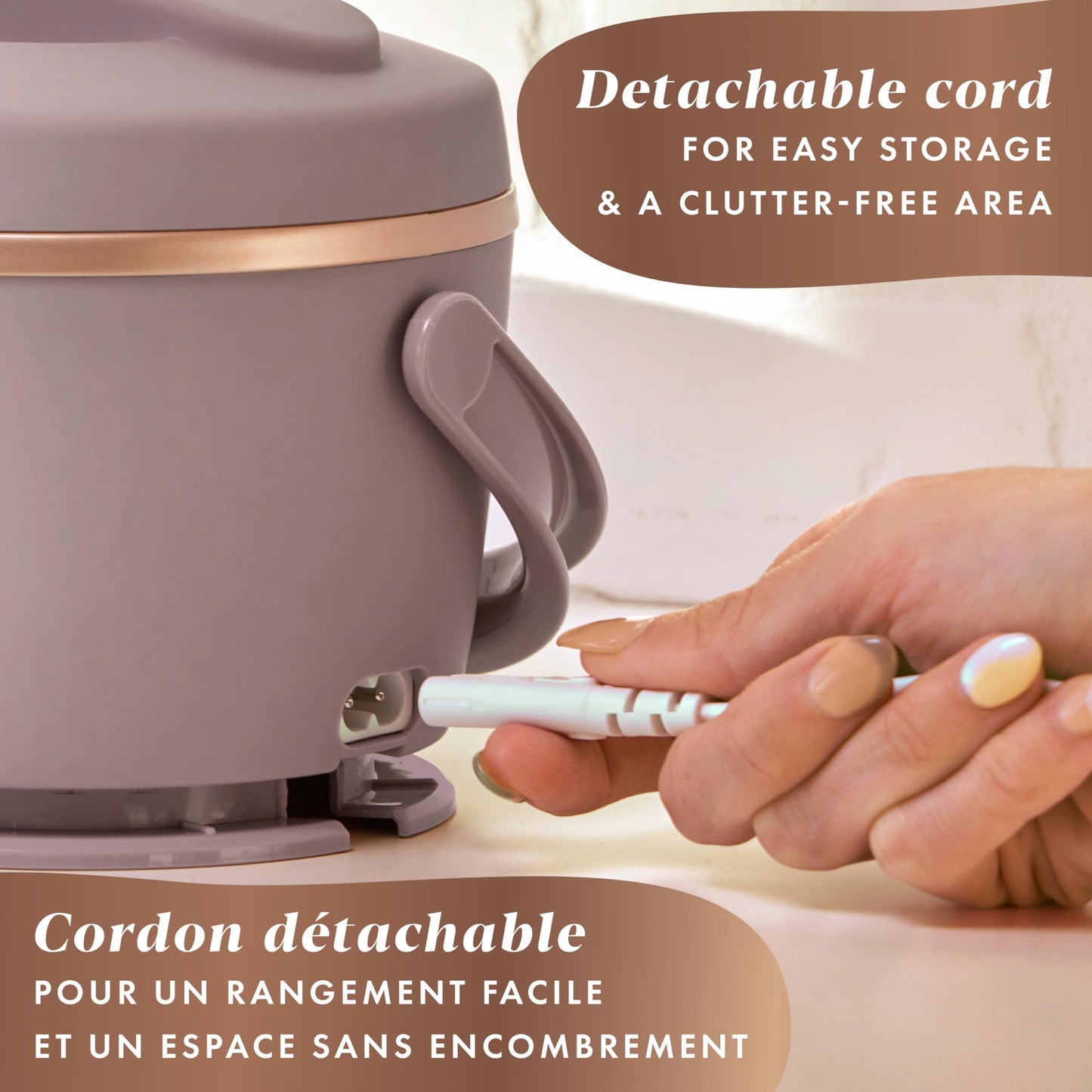 Crock-Pot Electric Lunch Box, Portable Food Warmer for On-the-Go, 20-Ounce (591 mL), Blush Pink