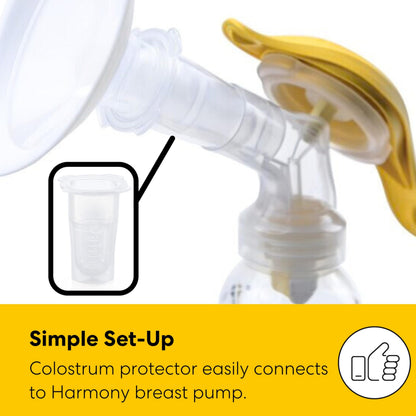 Medela Harmony Manual Breast Pump with Colostrum Collection and Feeding Kit, 4-in-1 Solution, Collect, Store, Feed, and Pump, Includes Colostrum Collectors and Feeding Syringes