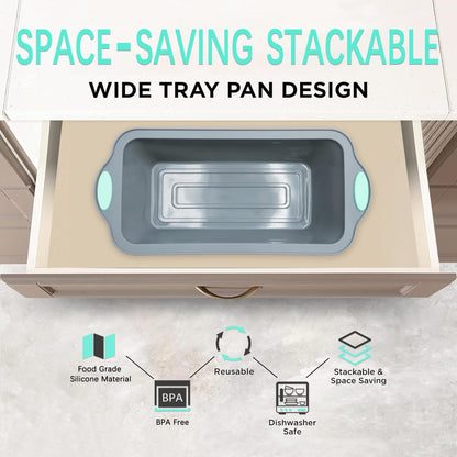 To encounter 9 Inch Silicone Bread Loaf Pan, Banana Bread Pan Mold, 2 Pack 🍁 All In One Marketplace Canada