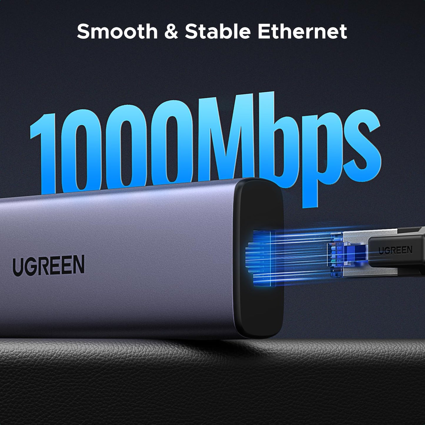 UGREEN Revodok USB C Hub 6-in-1, USB C to Ethernet Adapter with RJ45, 4K@30Hz HDMI, 3 USB 5Gbps, 100W Power Delivery, Compatible with MacBook Neo/Air/Pro,HP, ASUS, XPS13/15, Mac mini,iPad Pro and More