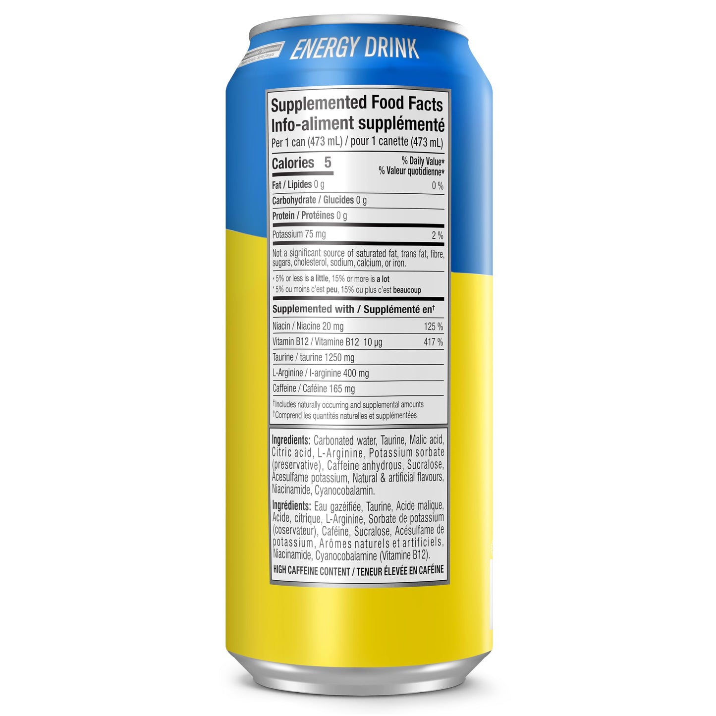Cellucor C4 Performance Energy Drink, Frozen Bombsicle, Carbonated Sugar Free Drink with no Artificial Colours or Dyes, 473mL, 12 count