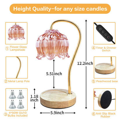 SupBri Candle Warmer Lamp with Timer, Christmas Birthday Gifts for Women 🍁 All In One Marketplace Canada