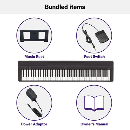 Yamaha P45, 88-Key Weighted Action Digital Piano (P45B) 🍁 All In One Marketplace Canada