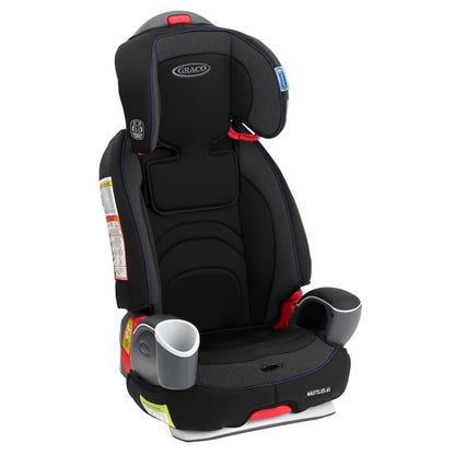 Graco Nautilus 65 3-in-1 Harness Booster, Toddler to Big Kid Car Seat from 10-45 kg (22-100lb), Harness/Highback/Backless Booster, Chanson
