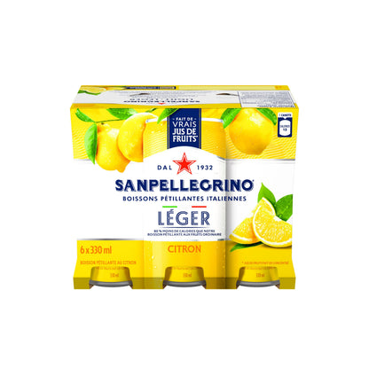 San Pellegrino Light Lemon, Sparkling Fruit Beverage, 24 x 330ml San Pellegrino