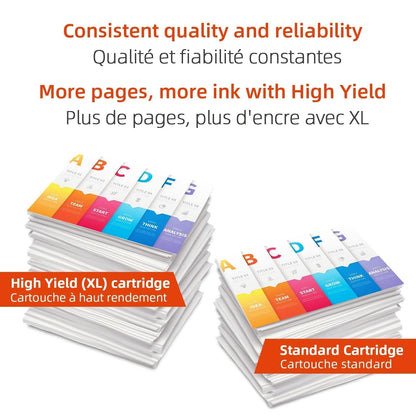 PG-275 XL/CL-276 XL High Yield Compatible for Canon 275 276 XL Ink Cartridges Replacement for Canon Printer Ink 275 276 Compatible for Canon Pixma TS3720 TR4720 TR4700 TR4723 TR4722 TS3500 Printer