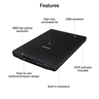 Epson Perfection V19 II Flatbed Photo Scanner 4800 dpi Optical Resolution Epson