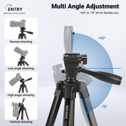 NEEWER Entry Level Version TP53 Tripod for Cell Phone & Camera, Metal NEEWER