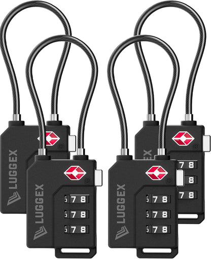 LUGGEX Luggage Lock, TSA Locks for Luggage, Suitcases Locks TSA Approved - Available at All In One Marketplace Canada