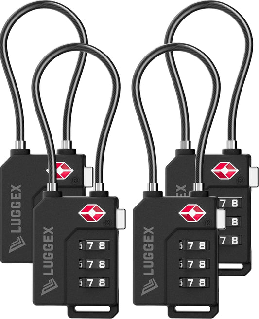 LUGGEX Luggage Lock, TSA Locks for Luggage, Suitcases Locks TSA Approved - Available at All In One Marketplace Canada