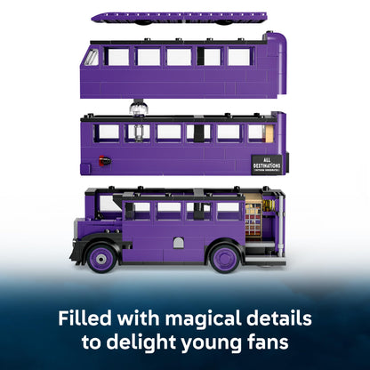 LEGO Harry Potter Knight Bus Adventure - Building Toy for Kids, Boys, and Girls, Ages 8+ - Iconic Bus from Harry Potter and The Prisoner of Azkaban - with 5 Minifigures - Birthday Gift Idea - 76446 🍁 All In One Marketplace Canada