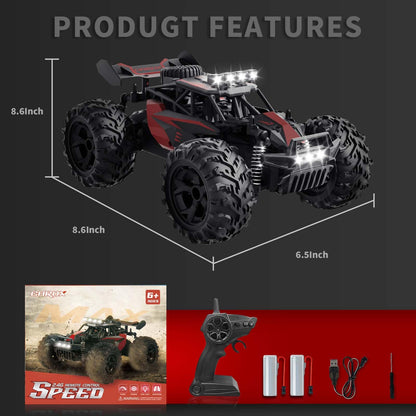 Carox 1:18 RC Car with 2 Batteries 25KM/H Remote Control Car for Kids 🍁 All In One Marketplace Canada