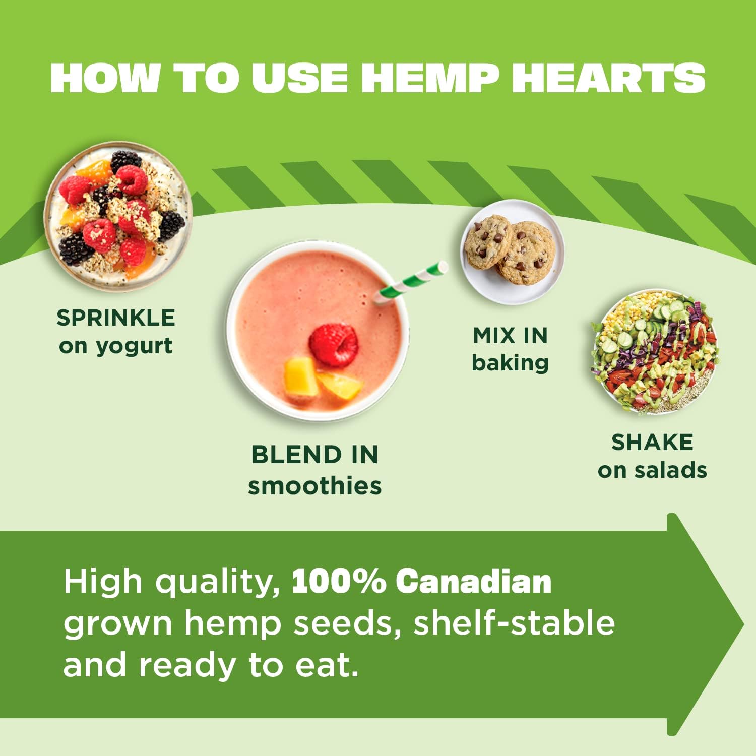 Manitoba Harvest Organic Hemp Hearts Shelled Hemp Seeds, 340g; 10g Plant-Based Protein & 12g Omegas per Serving, Whole 30 Approved, Vegan, Keto, Paleo, Non-GMO, Gluten Free