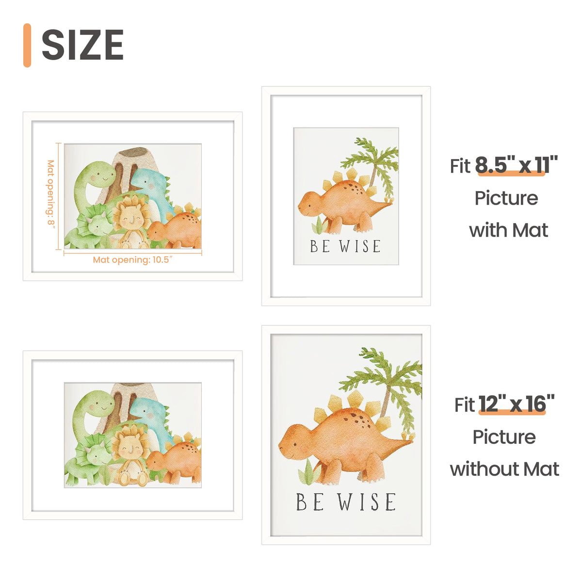 upsimples 12x16 Picture Frame,White,1 Pack 🍁 All In One Marketplace Canada