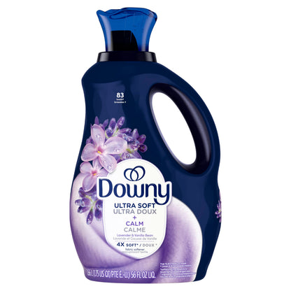Downy Ultra Soft Fabric Softener Liquid, Calm, Lavender and Vanilla Bean, 3.31L 🍁 All In One Marketplace Canada