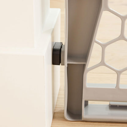 Regalo Easy Fit Plastic Adjustable Extra Wide Baby Gate, Award Winning Brand, 23 Inches Tall, Fits Openings Between 28 to 42 Inches, Pressure Mounted