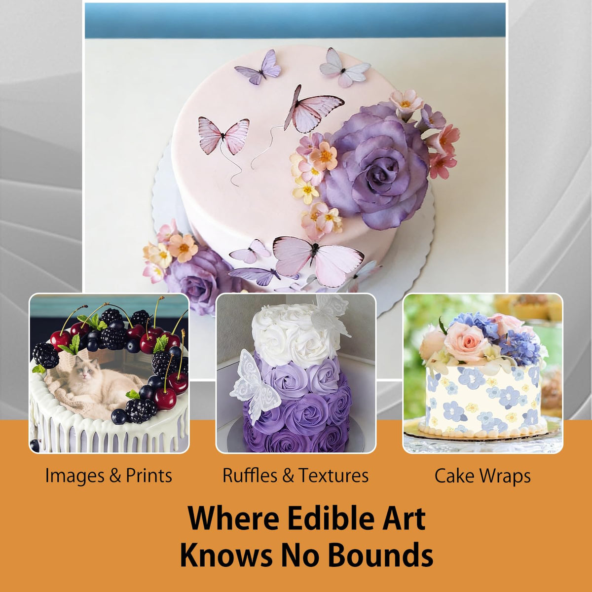 CAKESTAR 25pcs A4 Sized Edible Wafer Paper (8.5" x 11" | 0.3mm) 🍁 All In One Marketplace Canada