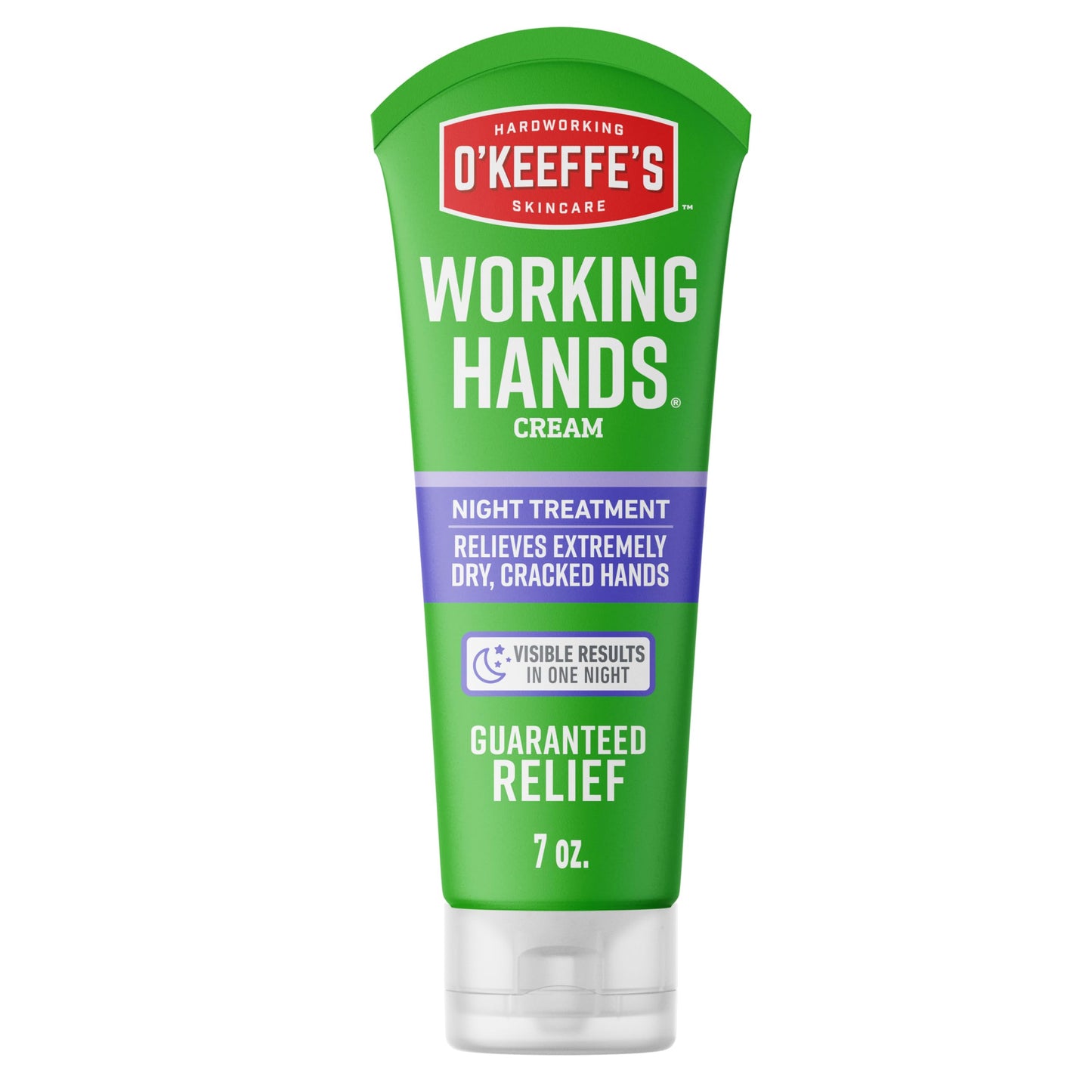 O'Keeffe's Working Hands Night Treatment Hand Cream, Restorative Lotion Works While You Sleep, Deep Conditioning Oils, 7oz/198g Tube, (Pack of 1) - Available at All In One Marketplace Canada
