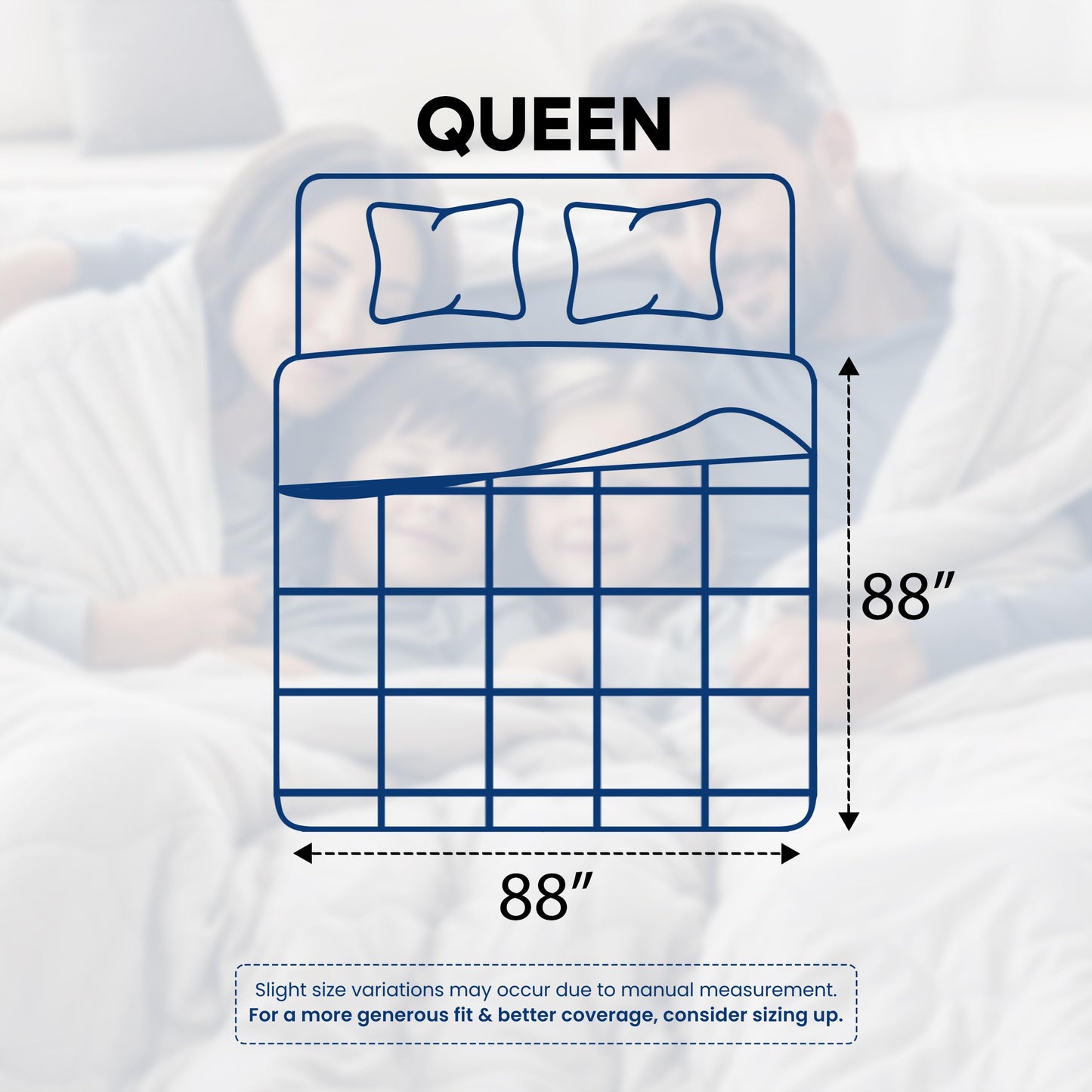 Utopia Bedding Comforters Queen Size, All Season Duvet Insert, Down Alternative Box Stitched Bed Comforter with Corner Tabs, Machine Washable (White)